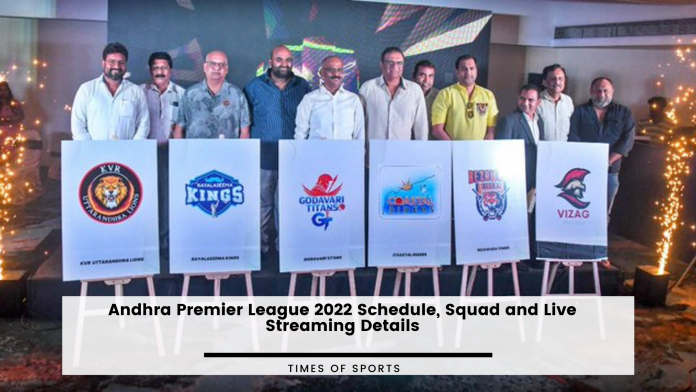Andhra Premier League 2022 Schedule