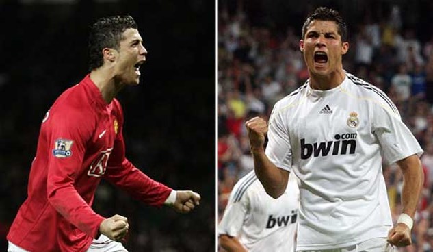 Cristiano Ronaldo from Manchester United to Real Madrid in 2009