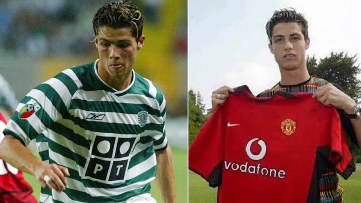 Cristiano Ronaldo from Sporting Lisbon to Manchester United in 2003