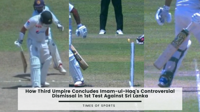 Imam-ul-Haq's Controversial Dismissal in 1st Test Against SL