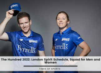 London Spirit Schedule 2022