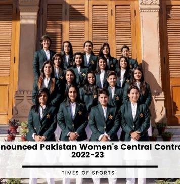 Pakistan Women's Central Contract for 2022-23