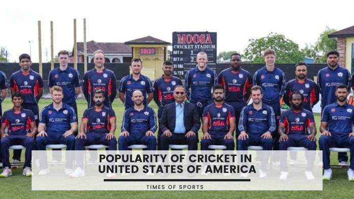 Popularity of Cricket in USA