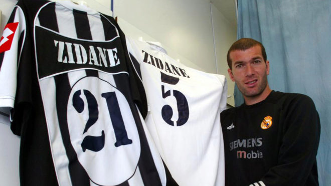 Zinedine Zidane from Juventus to Real Madrid - Best Football Transfers
