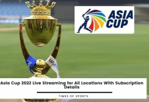 Asia Cup 2022 Live Streaming