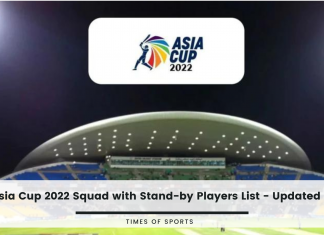 Asia Cup 2022 Squad