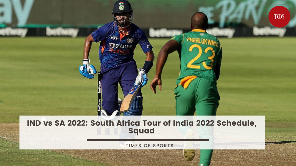 sa tour of india june 2022