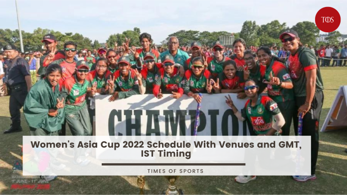 Women's Asia Cup 2022 Schedule