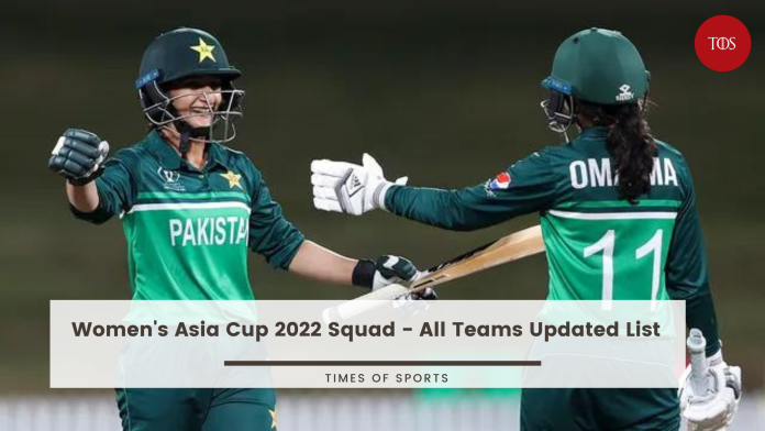 Women's Asia Cup 2022 Squad