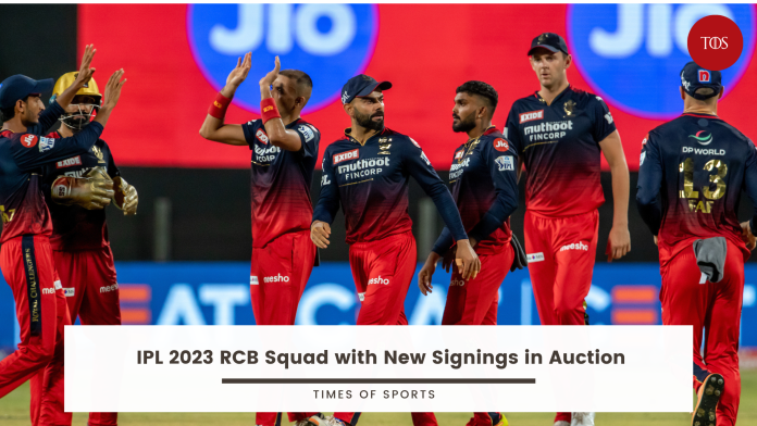 IPL 2023 RCB Squad