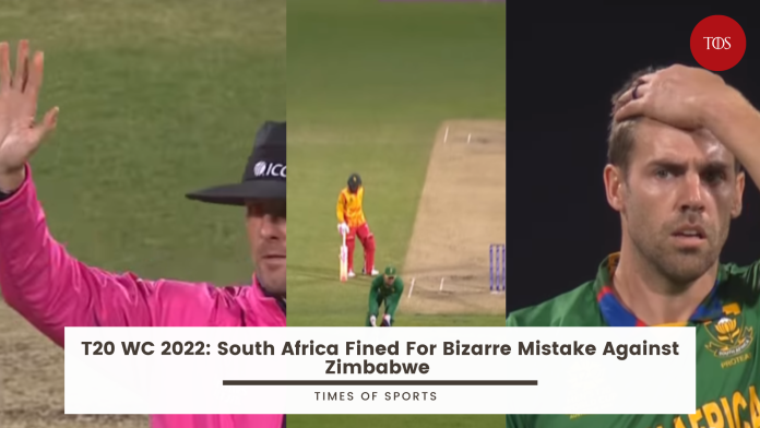South Africa Fined For Bizarre Mistake Against Zimbabwe