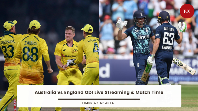 Australia vs England ODI Live Streaming