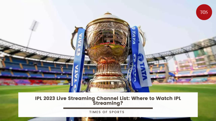 IPL 2023 Live Telecast Channel