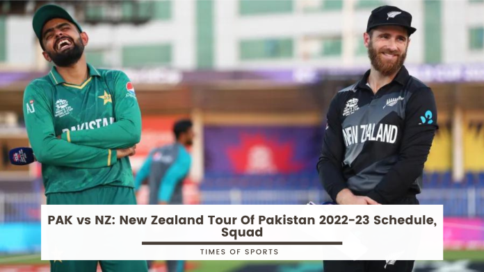 New Zealand Tour Of Pakistan 2022-23 