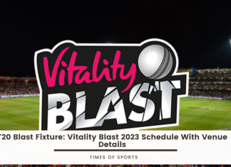 Vitality Blast 2023 Schedule