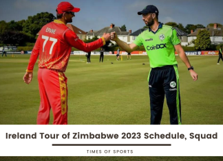 Ireland Tour of Zimbabwe 2023 