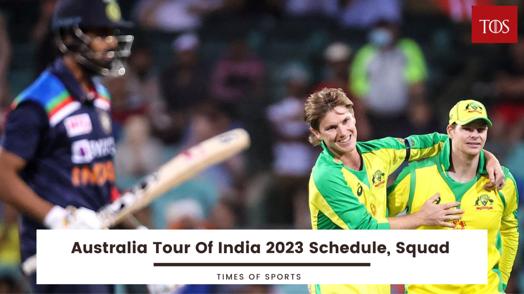 next australian tour of india