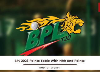 BPL 2023 Points Table