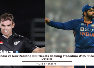 India vs New Zealand ODI Tickets Booking Link