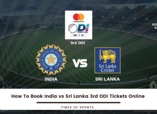 India vs Sri Lanka 3rd ODI Tickets Price