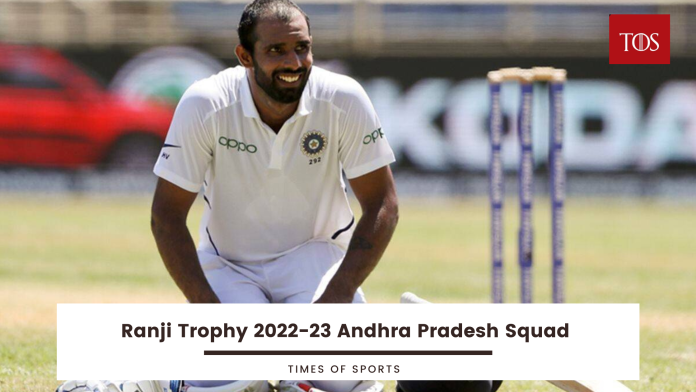 Ranji Trophy 2022-23 Andhra Squad