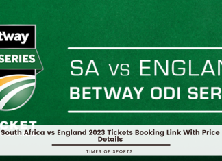 South Africa vs England 2023 Tickets