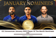 January 2023 Player Of The Month Nominees