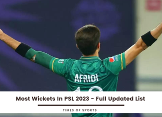 Most Wickets in PSL 2023