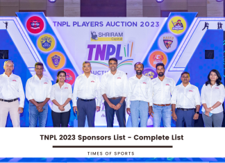 TNPL 2023 Sponsors