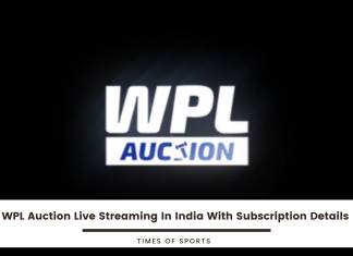 WPL  Auction Live Streaming in India