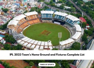 IPL 2023 Team's Home Ground