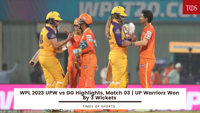 WPL 2023 UPW vs GG Highlights