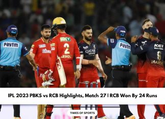 IPL 2023 PBKS vs RCB Highlights