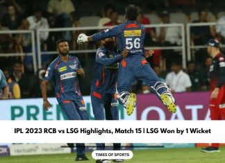 IPL 2023 RCB vs LSG Highlights