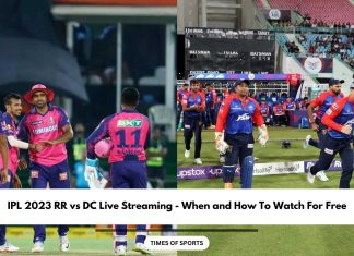 IPL 2023 RR vs DC Live Streaming