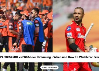 IPL 2023 SRH vs PBKS Live Streaming
