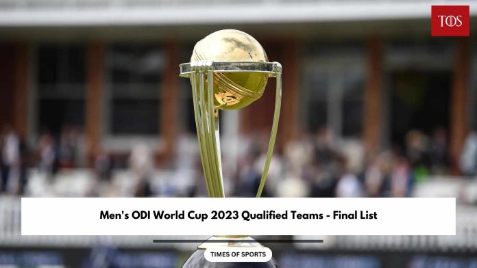 Men's ODI World Cup 2023 Qualified Teams