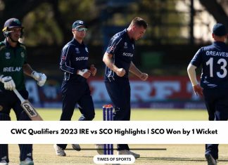 CWC Qualifiers 2023 IRE vs SCO Highlights