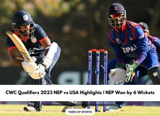 CWC Qualifiers 2023 NEP vs USA Highlights