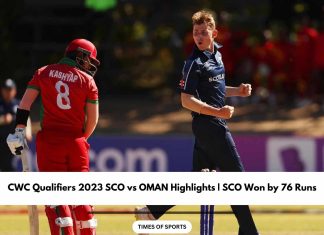 CWC Qualifiers 2023 SCO vs OMAN Highlights