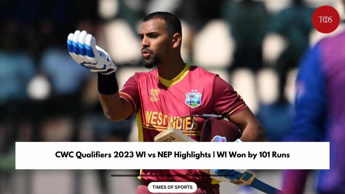 CWC Qualifiers 2023 WI vs NEP Highlights