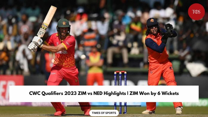 CWC Qualifiers 2023 ZIM vs NED Highlights
