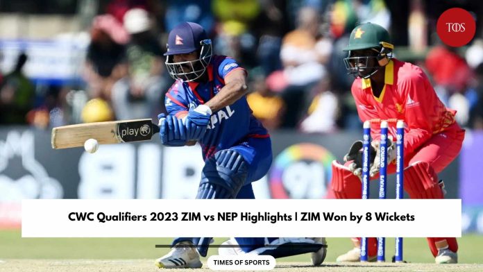 CWC Qualifiers 2023 ZIM vs NEP Highlights