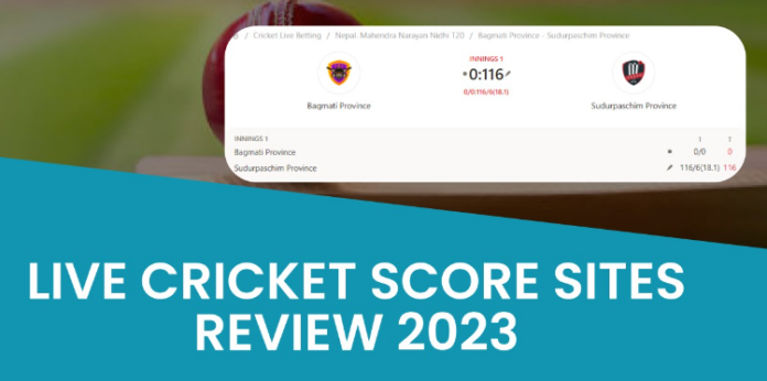 The Best Live Cricket Scores Sites in India 2023