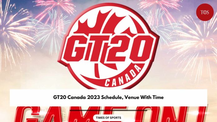 GT20 Canada 2023 Schedule