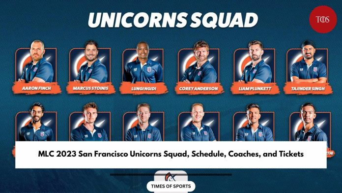 MLC 2023 San Francisco Unicorns Squad