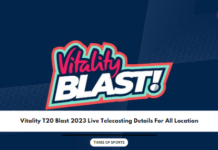 T20 Blast 2023 Live Telecasting