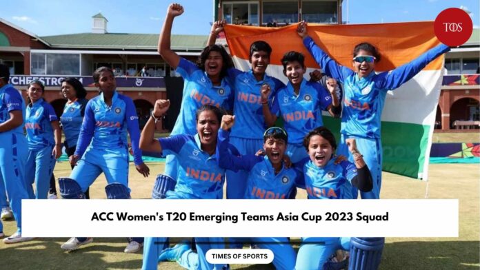 Women's T20 Emerging Teams Asia Cup 2023 Squad