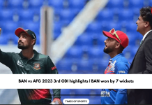 BAN vs AFG 2023 3rd ODI highlights | BAN won by 7 wickets