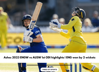 Ashes 2023 ENGW vs AUSW 1st ODI highlights